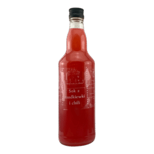 Zakwas z ekologicznej rzodkiewki i chili 500 ml NIEPASTERYZOWANY