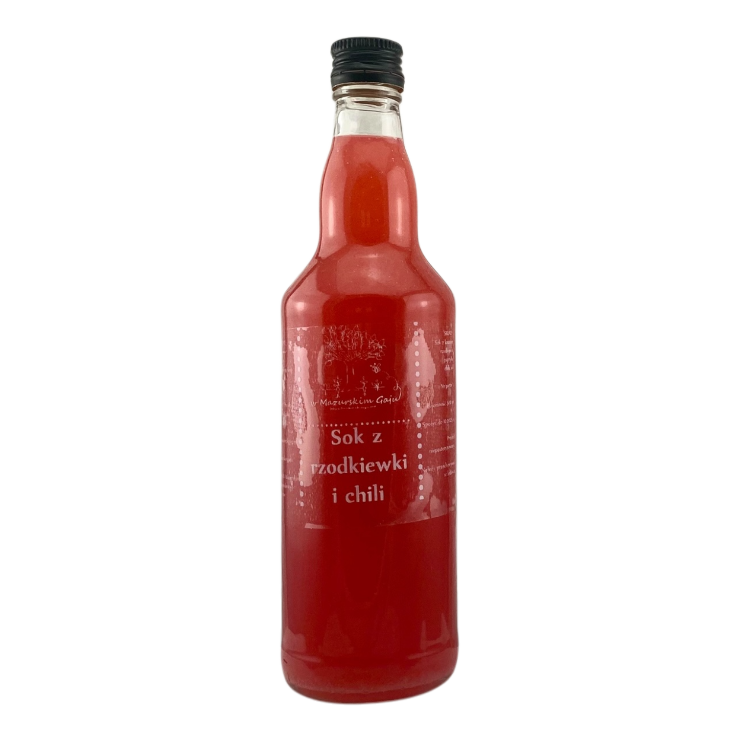 Zakwas z ekologicznej rzodkiewki i chili 500 ml NIEPASTERYZOWANY