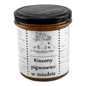 Ekologiczne owoce pigwowca w miodzie 350 ml NIEPASTERYZOWANE