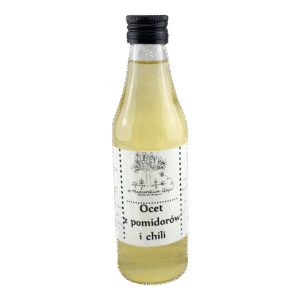 Żywy ocet pomidorowy z papryką chili 250 ml NIEPASTERYZOWANY