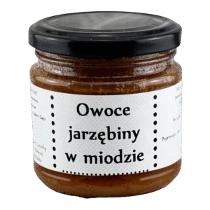 Owoce jarzębiny w miodzie 200 ml NIEPASTERYZOWANE