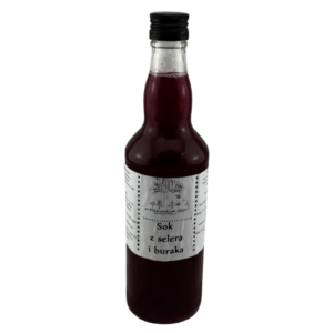 Zakwas z kiszonego selera naciowego i buraka liściowego 500 ml NIEPASTERYZOWANY