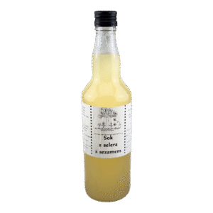 Zakwas z kiszonego eko selera korzeniowego z sezamem 500 ml NIEPASTERYZOWANY