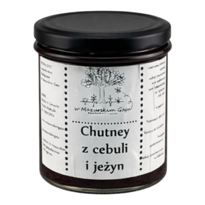 Chutney z czerwonej cebuli i jeżyny