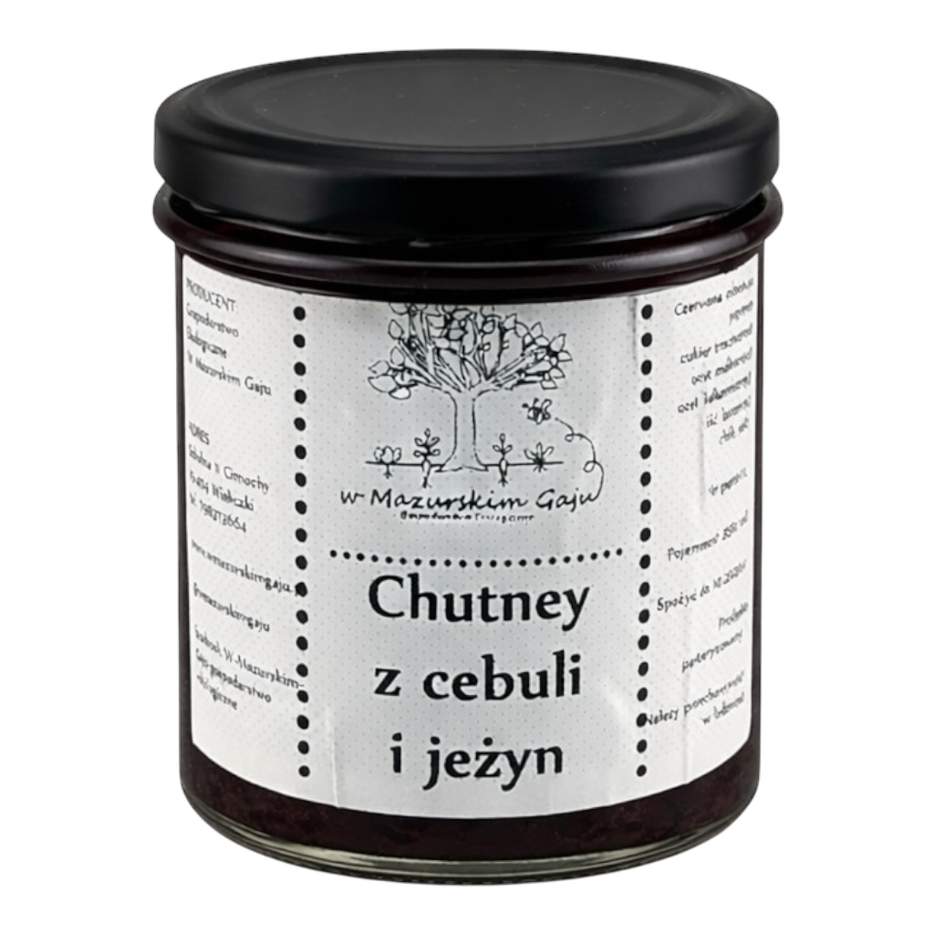 Chutney z czerwonej cebuli i jeżyny