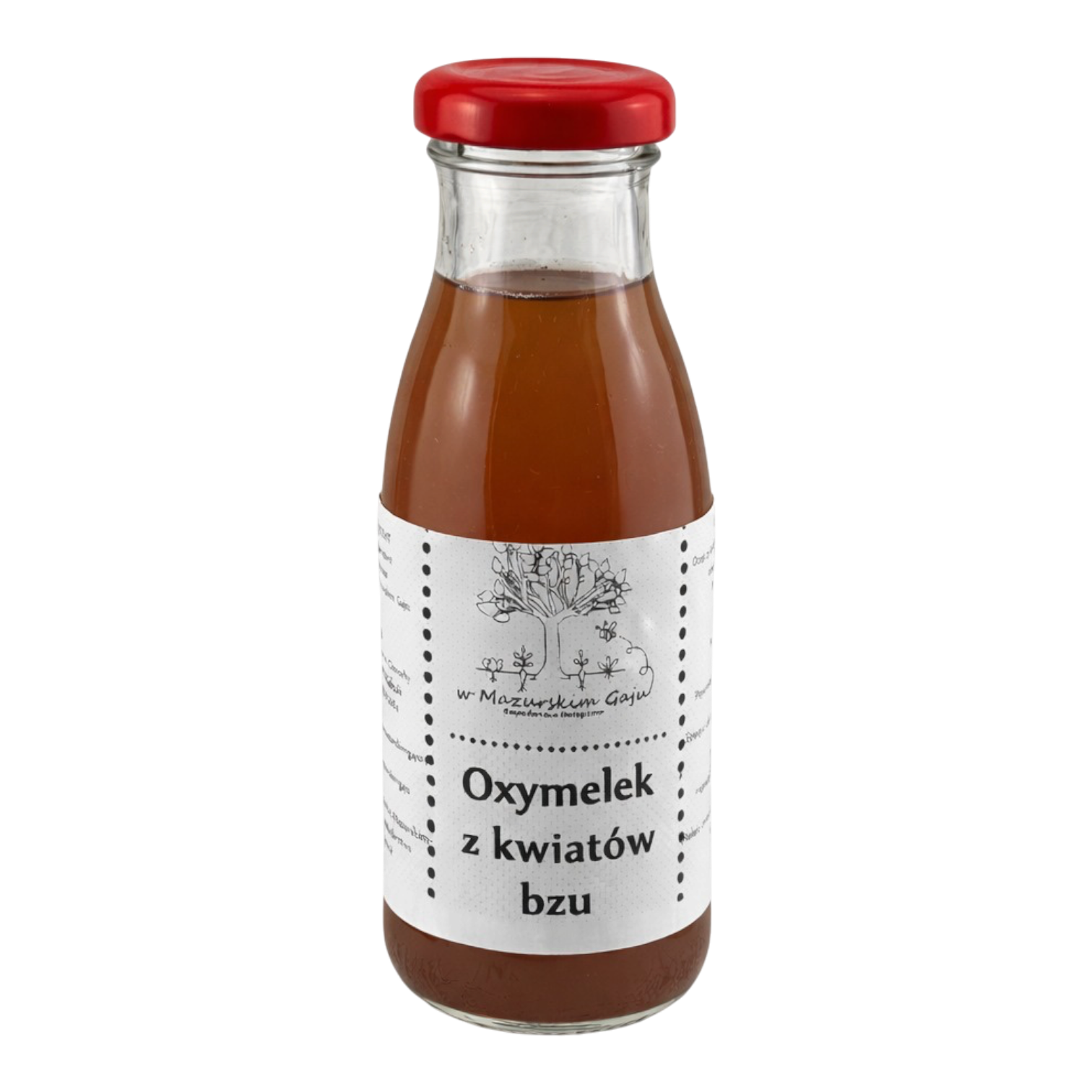 Żywy oxymelek z kwiatów bzu dla dzieci 250 ml NATURALNY PROBIOTYK, ANTYBIOTYK NIEPASTERYZOWANY