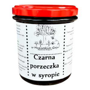Ekologiczna czarna porzeczka w syropie 350 ml