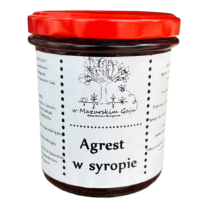 Ekologiczny agrest w syropie 350 ml