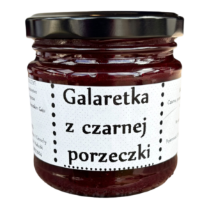 Galaretka z ekologicznej czarnej porzeczki 200 ml