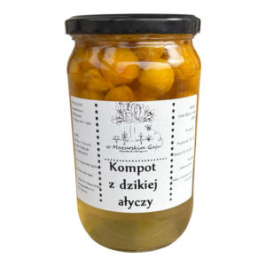 Kompot domowy z dzikiej ałyczy 720 ml